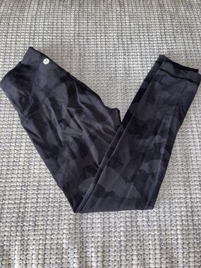 lululemon athletica Black Camouflage Leggings